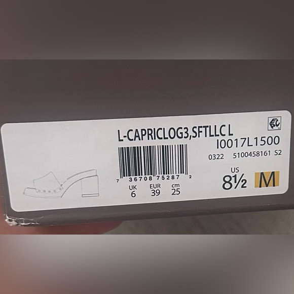 Woman's Franco Sarto Womens Capri 3 Clog Sandal in Soft Lilac size 8.5 - Picture 9 of 9